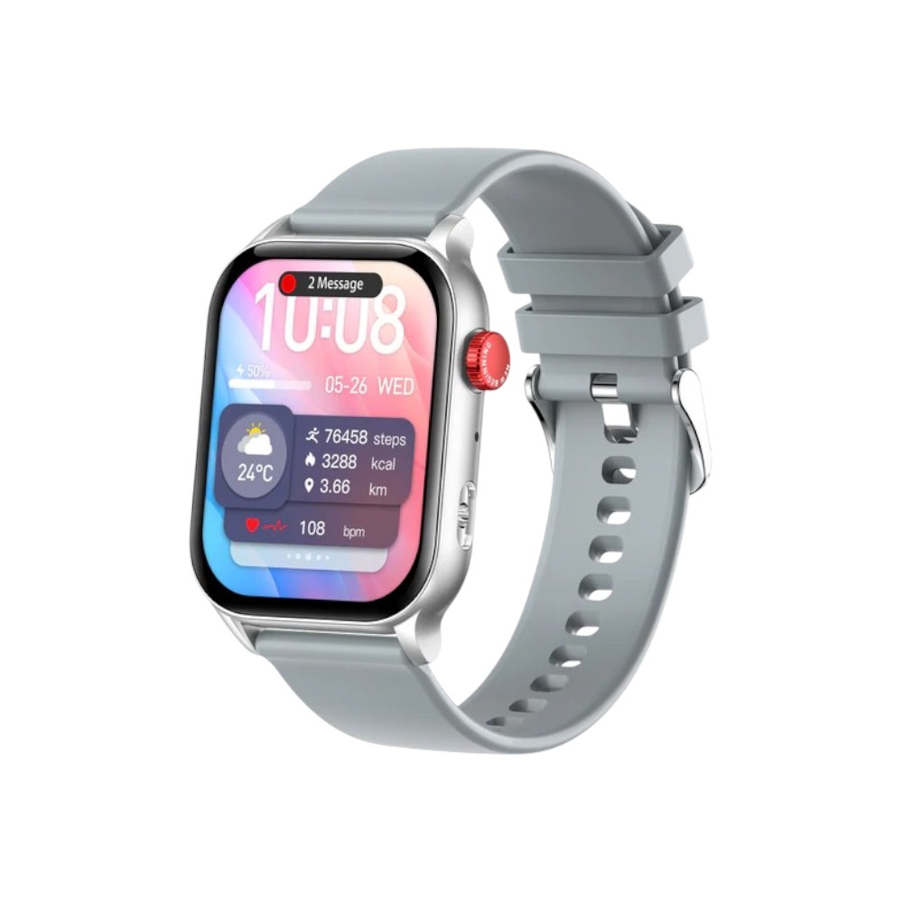 COLMI P78 Bluetooth Calling SmartWatch – Silver