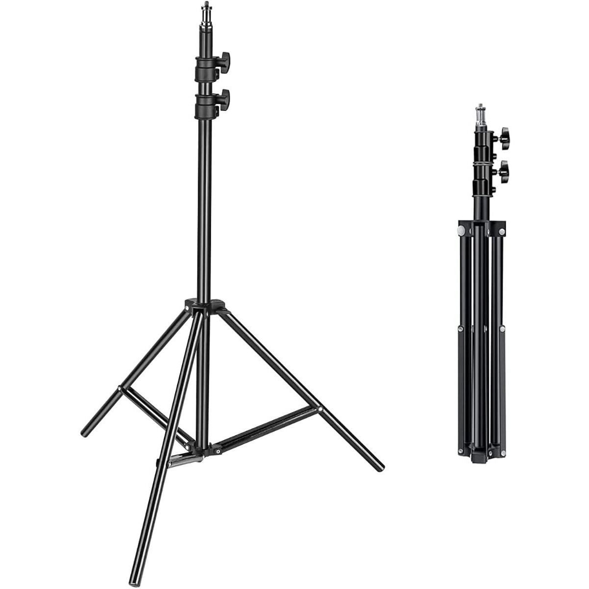 Metal Tripod Stand (Adjustable up to 6.5 Feet) for Fan, Video Light, Ring Light etc. (1pc)