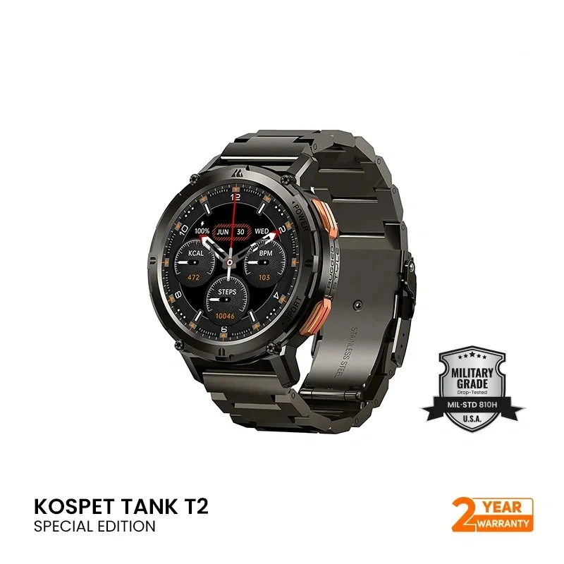 Kospet Tank T2 Smart Watch Special Edition Black