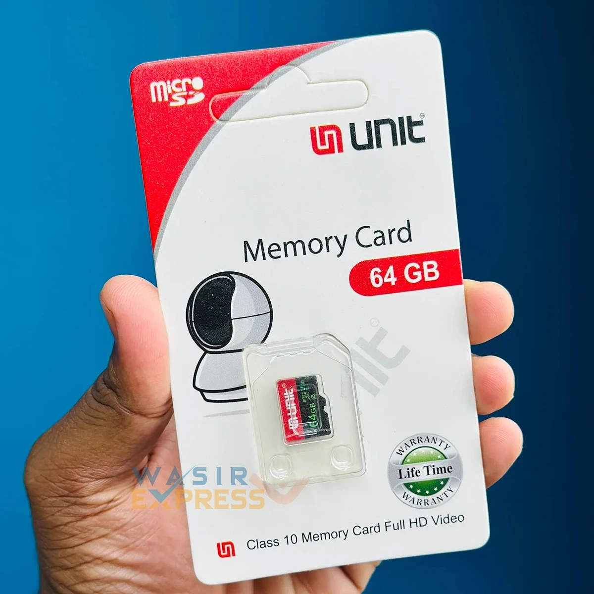 UNIT 64GB Memory Card Class 10 Memory Card Full HD Video