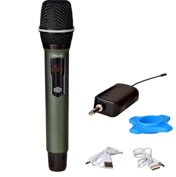 Shengfu CP-113CD Professional Rechargeable UHF Wireless Interview Microphone