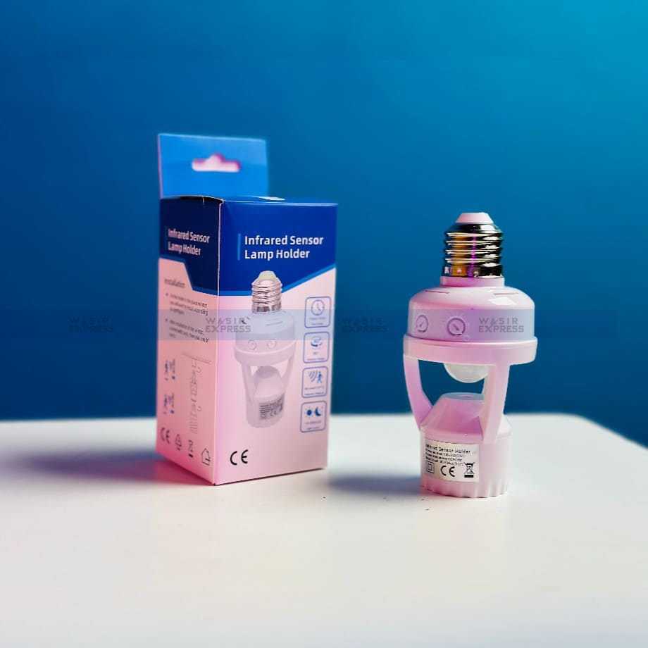 PIR Motion Sensor Bulb Holder (E27, 240V)