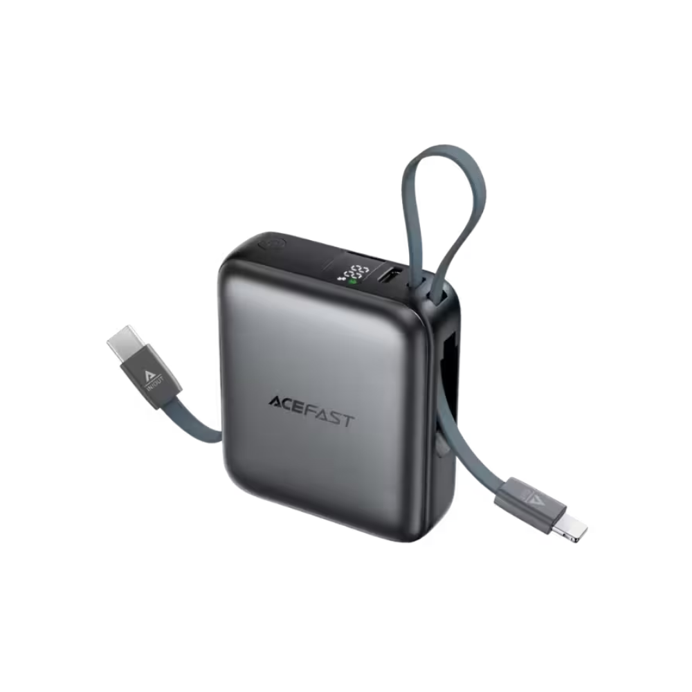 ACEFAST M23 22.5W 10000mAh Power Bank With Built-In Cables