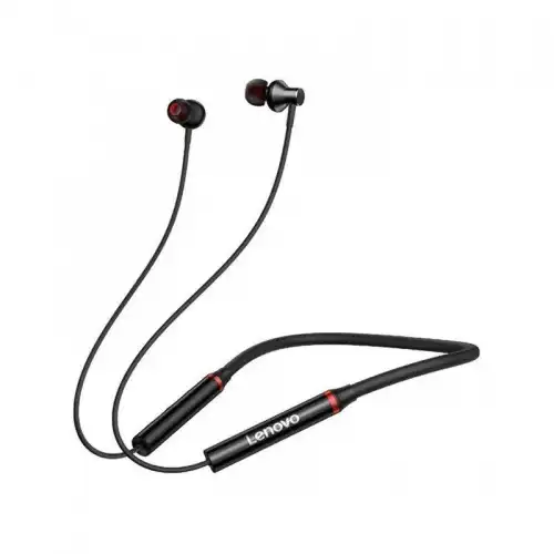 Lenovo HE05X Wireless In-ear Neckband Bluetooth Earphones - Black